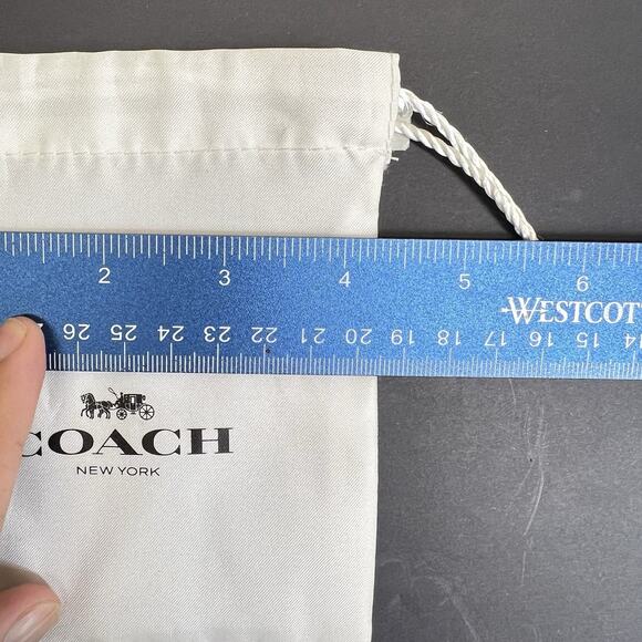 Coach dust bag 4"x5" - Picture 5 of 6